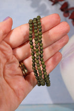 Epidote Beaded Bracelet (Bead Size 0.4cm), Intuitively Chosen Bracelets Tali & Loz Crystals