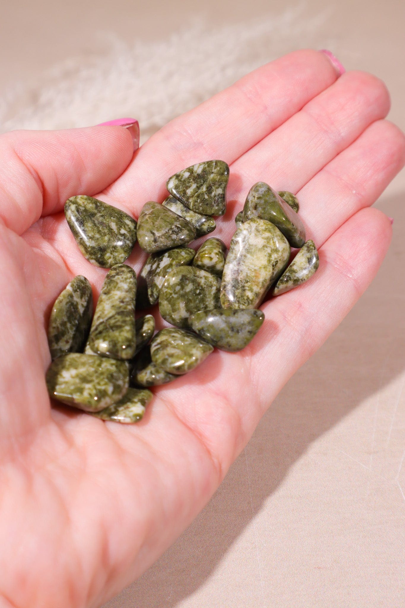 Epidote Tumblestones 20-30mm - Tali & Loz Crystals