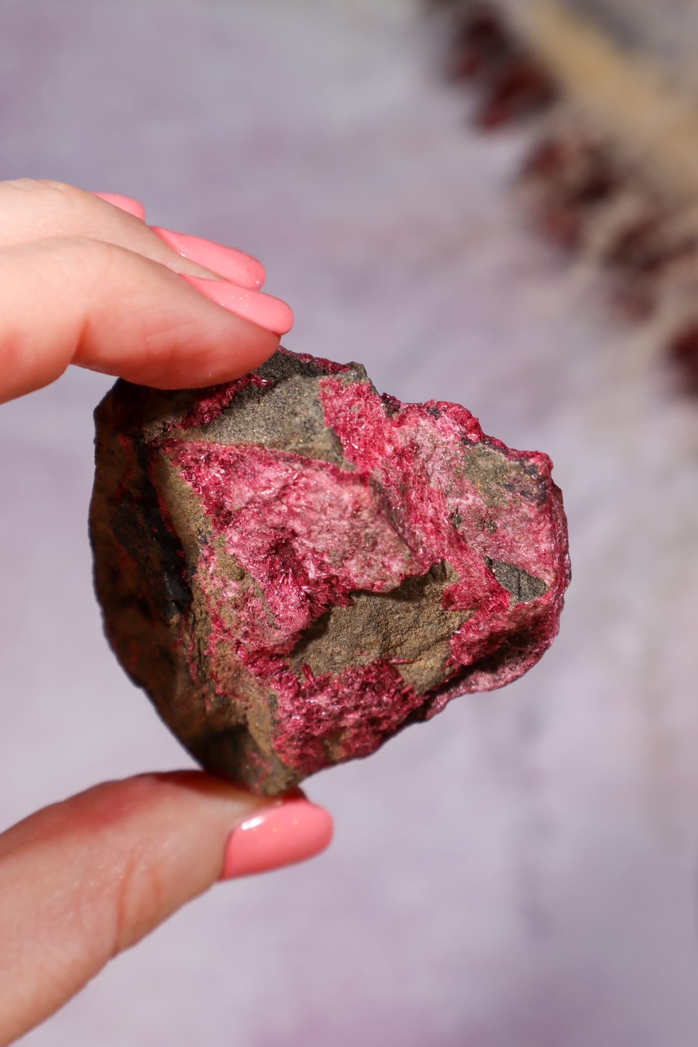 Erythrite Mineral Specimen - 5.7cm, Sonora, Mexico, Sold as Seen Minerals Tali & Loz Crystals