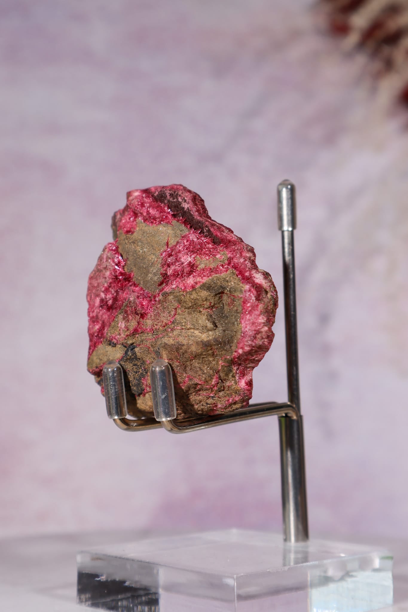 Erythrite Mineral Specimen - 5.7cm, Sonora, Mexico, Sold as Seen Minerals Tali & Loz Crystals