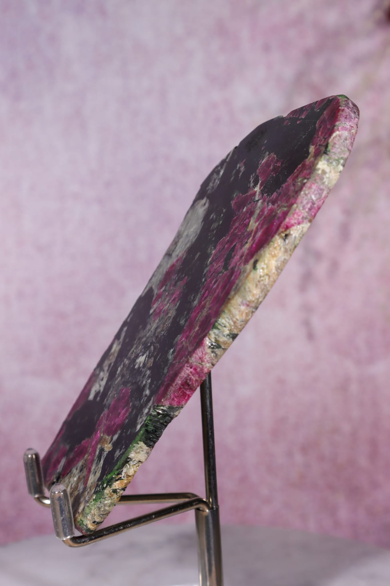 Eudialite | Polished Slice | 110mm | Russia Minerals Tali & Loz Crystals