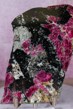 Eudialite | Polished Slice | 110mm | Russia Minerals Tali & Loz Crystals