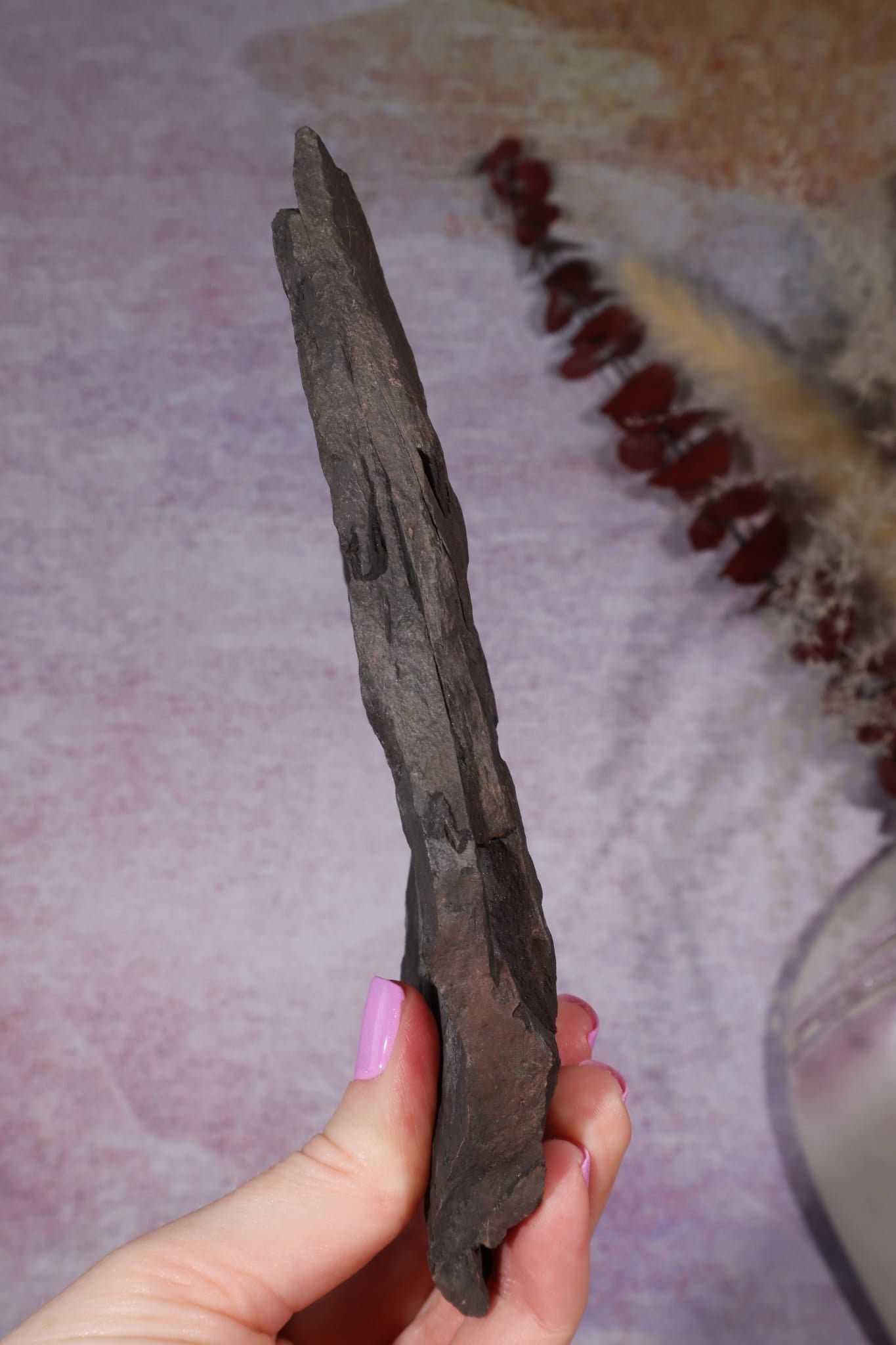 Fern Fossil Specimen, USA 17cm Fossil Tali & Loz Crystals