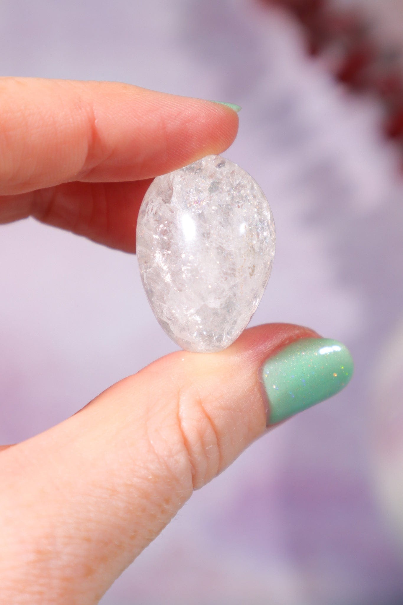 Fire and Ice Quartz Tumblestones 20-30mm Tumblestones Tali & Loz Crystals