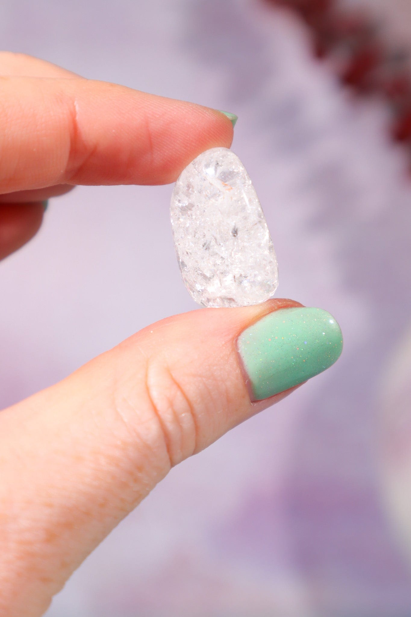 Fire and Ice Quartz Tumblestones 20-30mm Tumblestones Tali & Loz Crystals