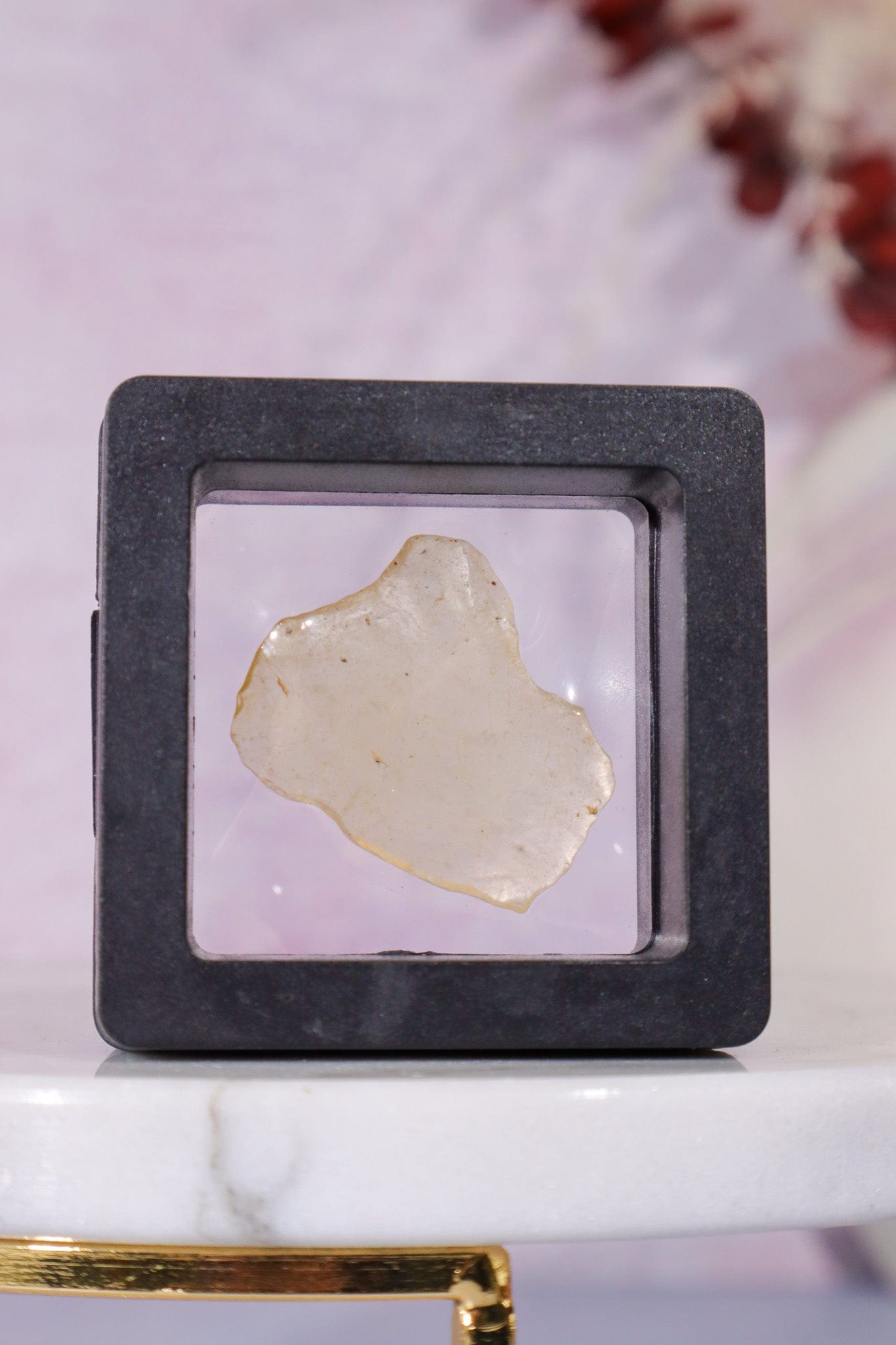 Floating Transparent Display Case no Base 5cm Specimen Stand Tali & Loz Crystals