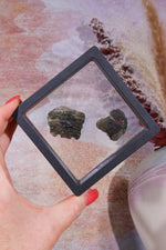 Floating Transparent Display Case Specimen Stand Tali & Loz Crystals