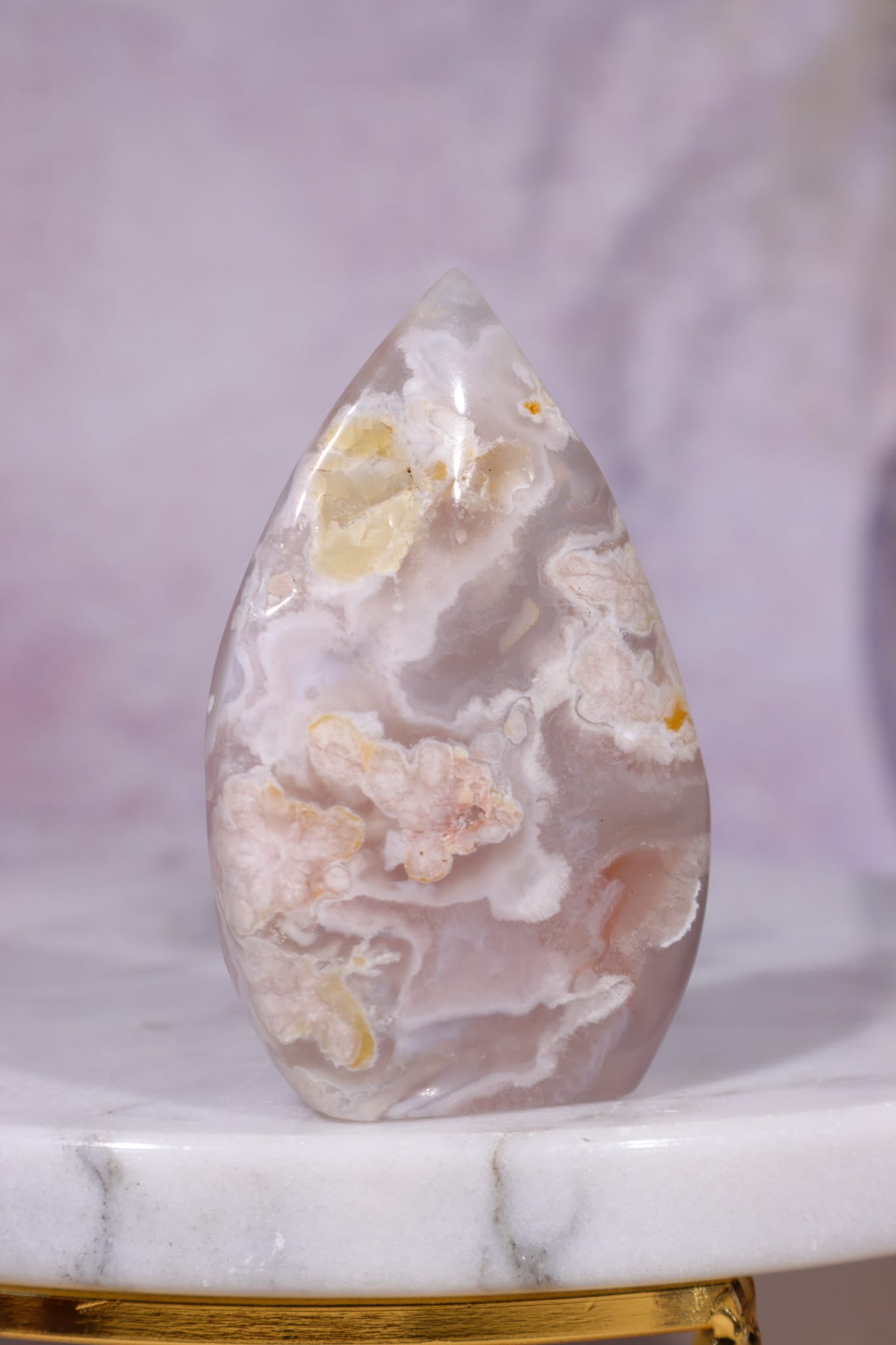 Flower Agate Flame| 5.8cm | Madagascar Flames Tali & Loz Crystals