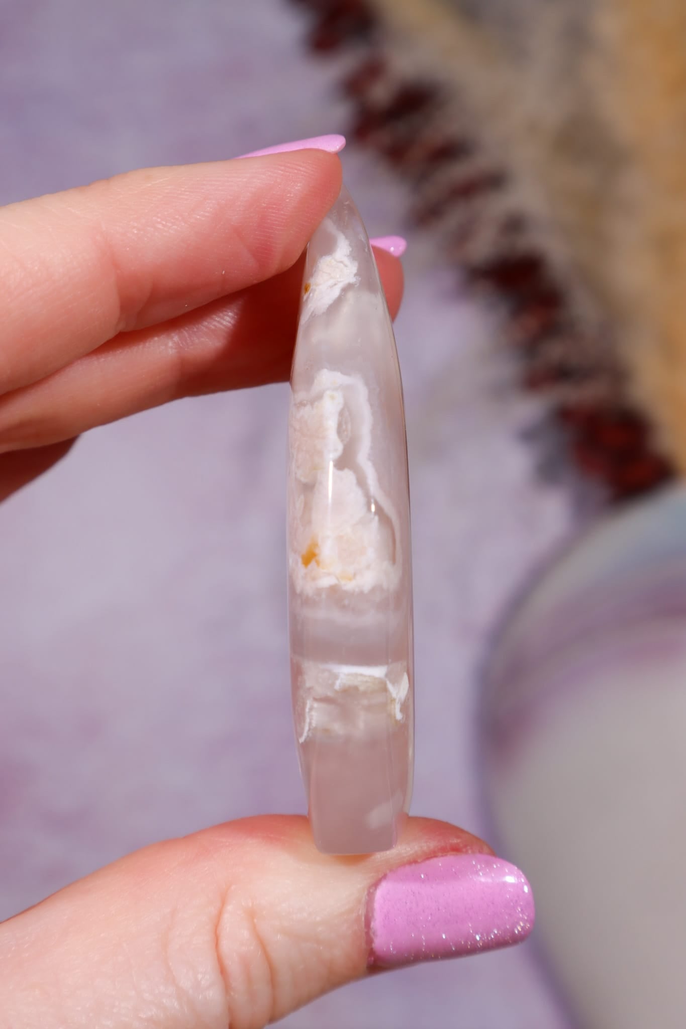 Flower Agate Flame| 5.8cm | Madagascar Flames Tali & Loz Crystals