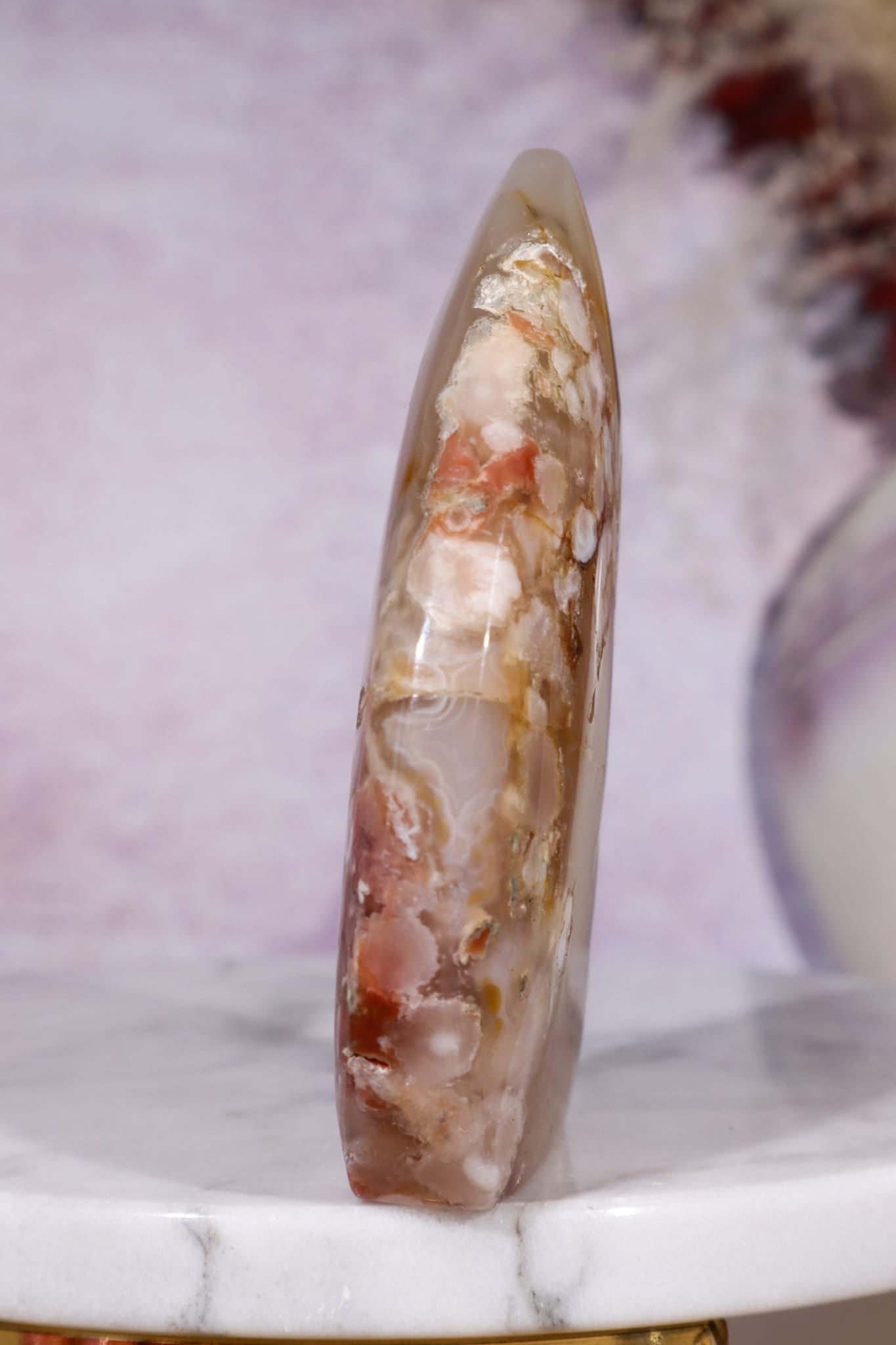 Flower Agate Flame| 9.2cm | Madagascar Flames Tali & Loz Crystals