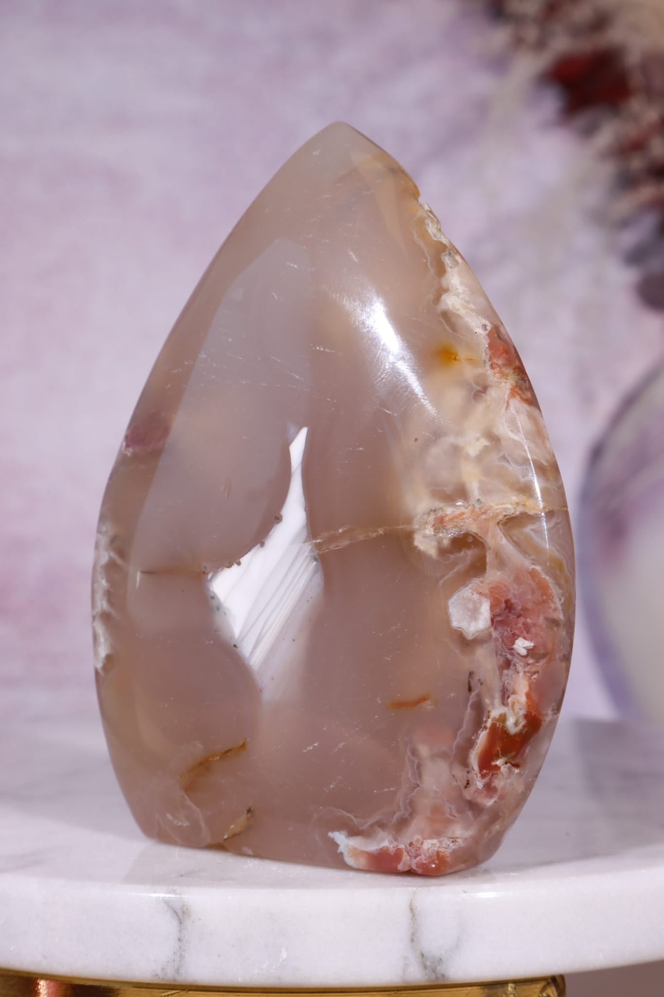 Flower Agate Flame| 9.2cm | Madagascar Flames Tali & Loz Crystals