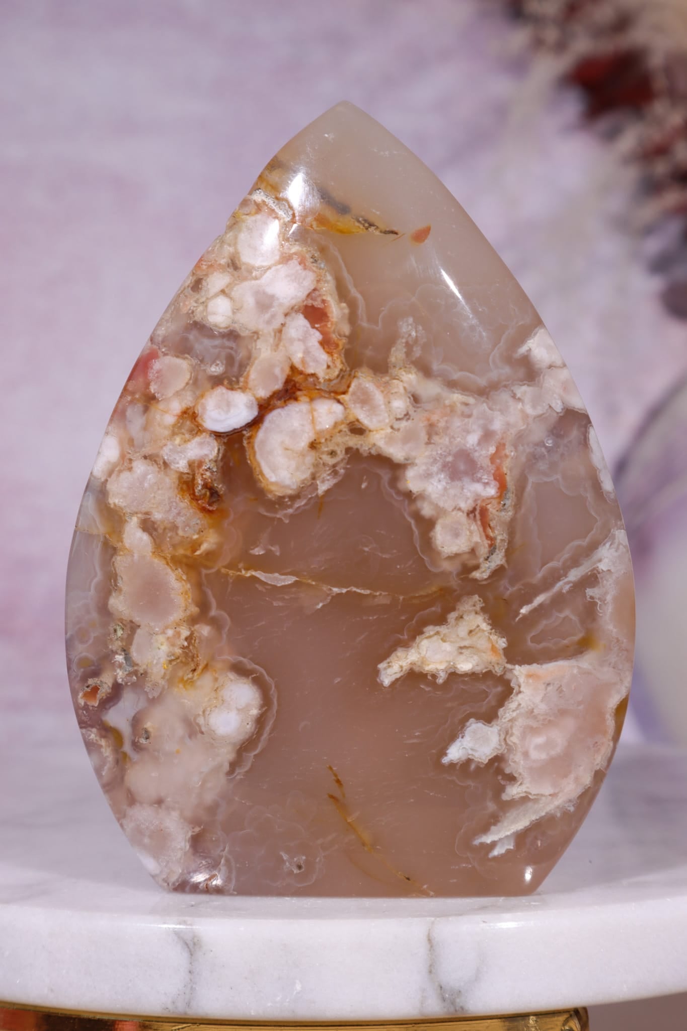 Flower Agate Flame| 9.2cm | Madagascar Flames Tali & Loz Crystals
