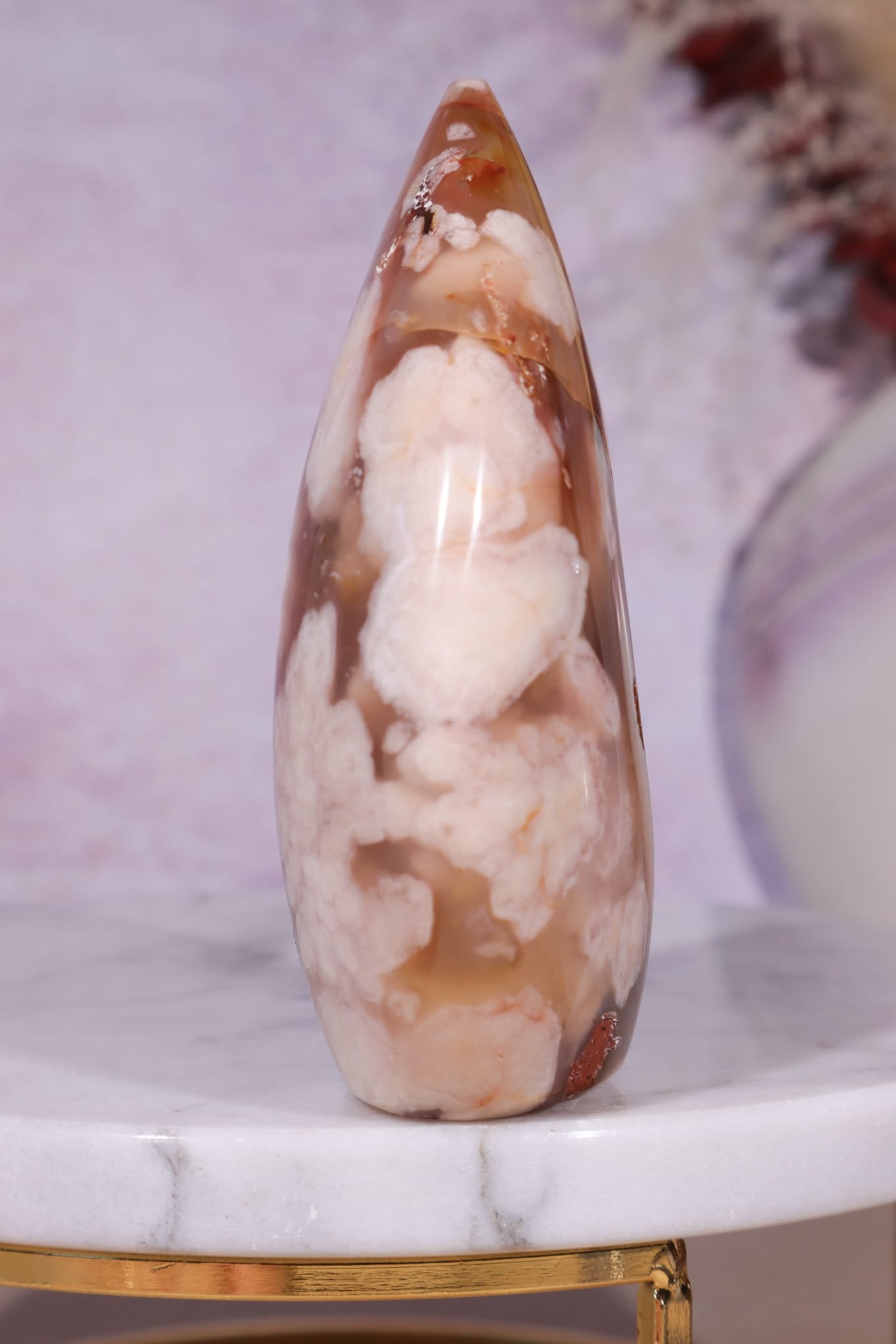 Flower Agate Flame| 9.5cm | Madagascar Flames Tali & Loz Crystals