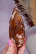Flower Agate Flame| 9.5cm | Madagascar Flames Tali & Loz Crystals