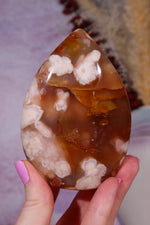 Flower Agate Flame| 9.5cm | Madagascar Flames Tali & Loz Crystals