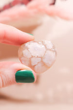Flower Agate Hearts 2.5x3cm - Tali & Loz Crystals