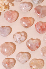 Flower Agate Hearts 2.5x3cm - Tali & Loz Crystals