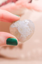Flower Agate Hearts 2.5x3cm - Tali & Loz Crystals