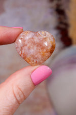 Flower Agate Hearts | 2.5x3cm | Madagascar Hearts Tali & Loz Crystals