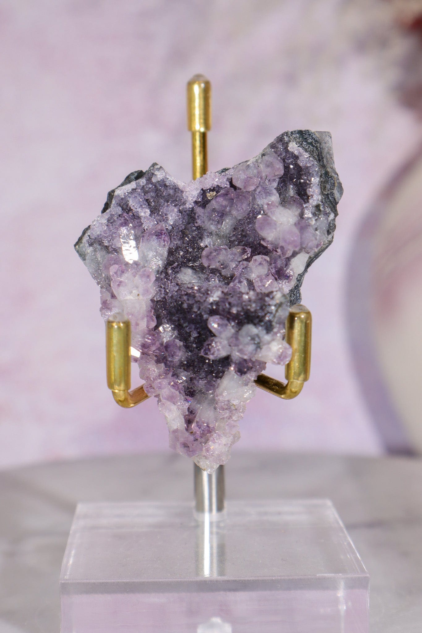 Flower Amethyst Specimen 6cm, Uruguay Specimen Tali & Loz Crystals