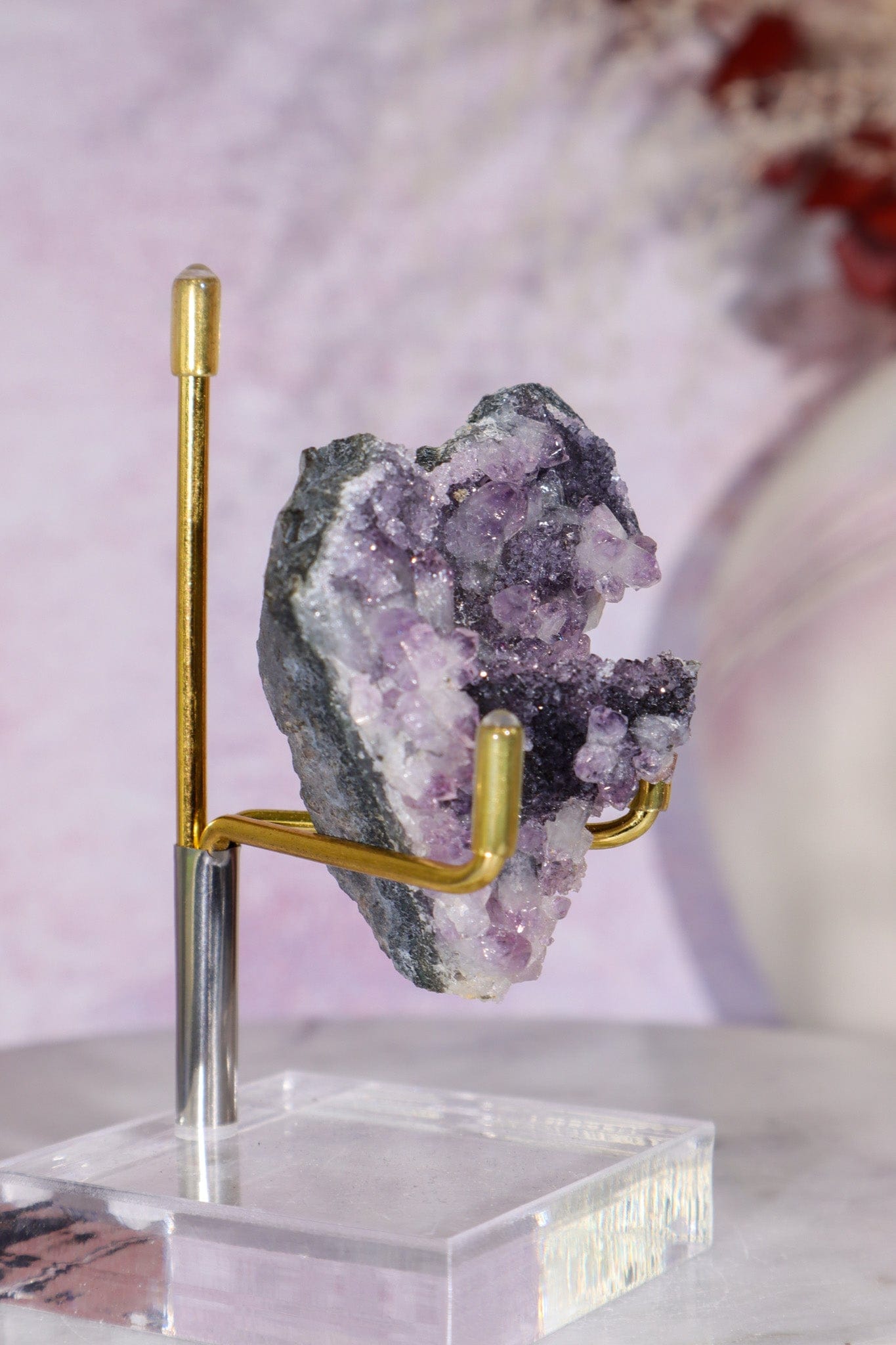 Flower Amethyst Specimen 6cm, Uruguay Specimen Tali & Loz Crystals