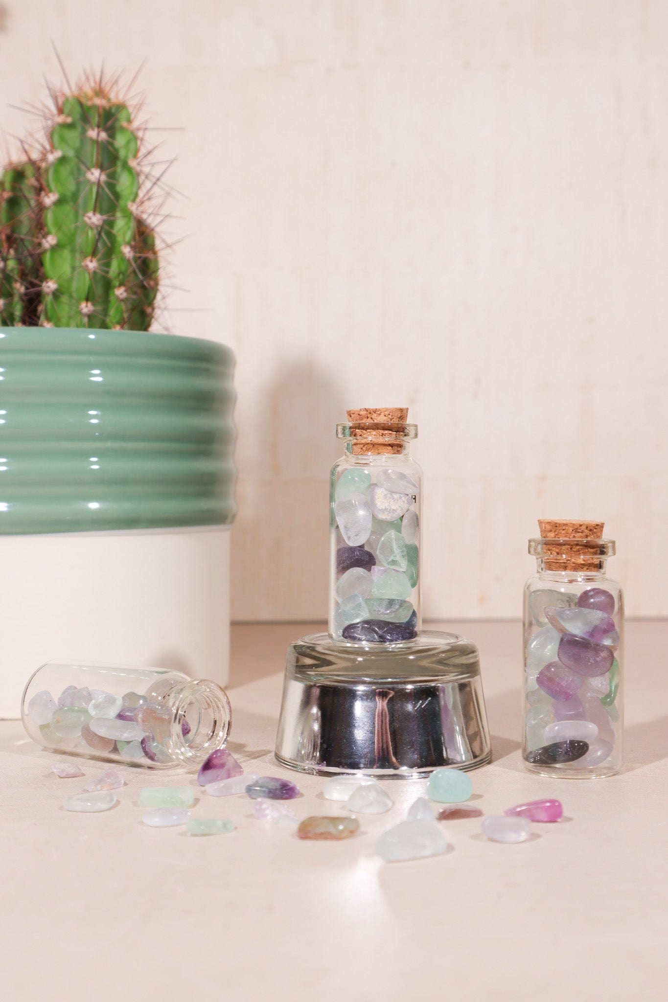 Fluorite Chip Bottles 10ml - Tali & Loz Crystals