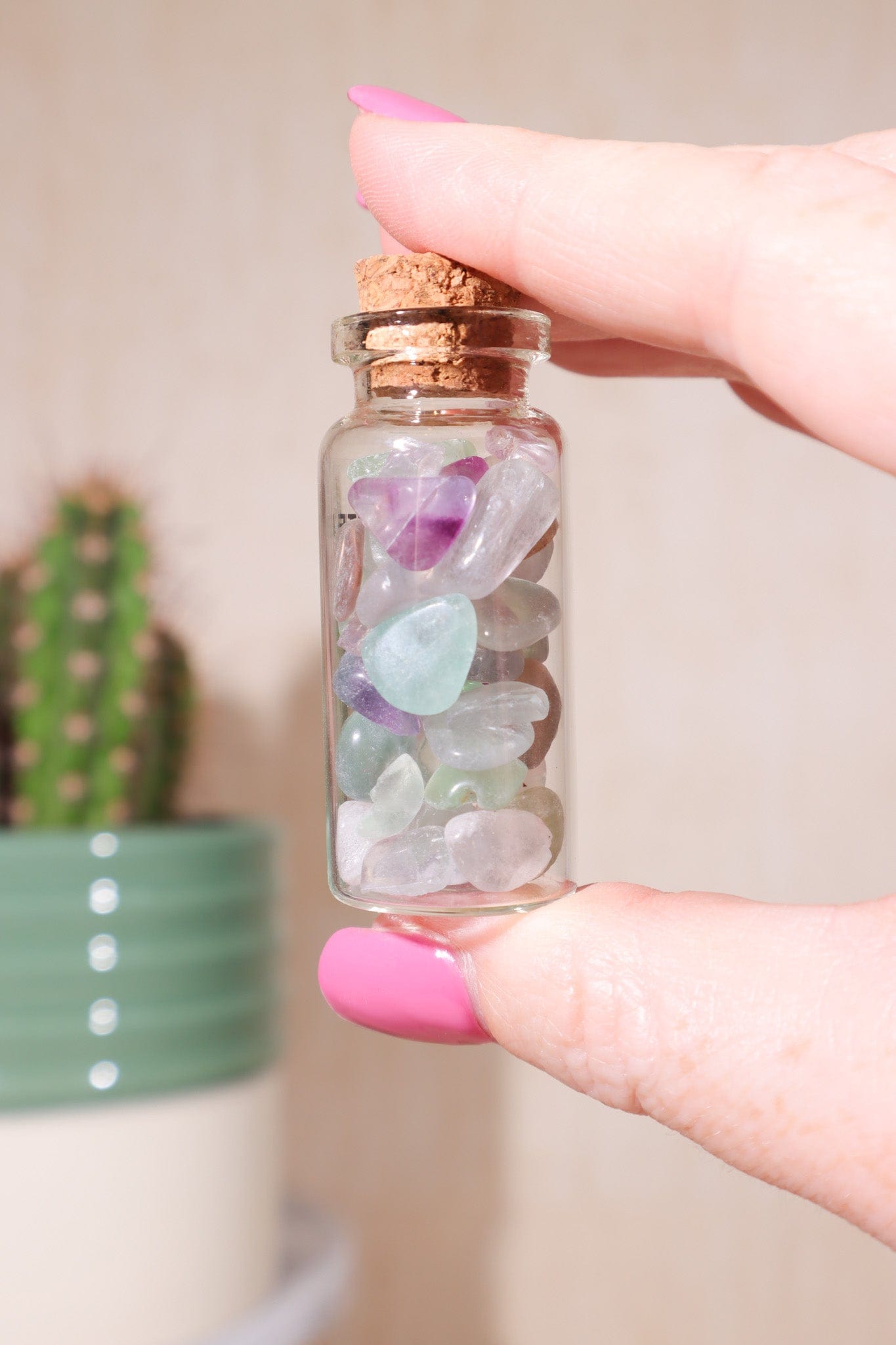 Fluorite Chip Bottles 10ml - Tali & Loz Crystals