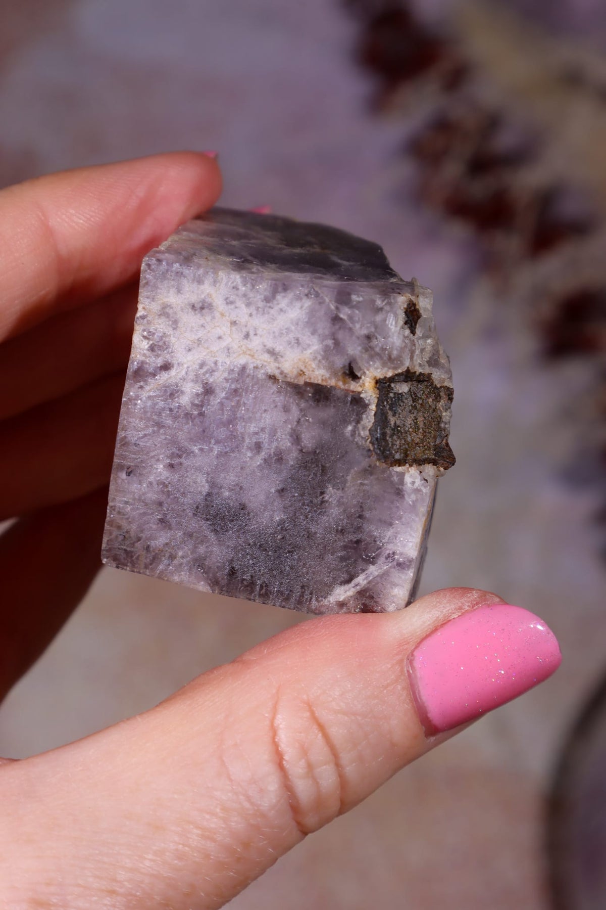 Fluorite from Boltsburn West Mine, Rookhope, Co. Durham Mineral Specimen Tali & Loz Crystals
