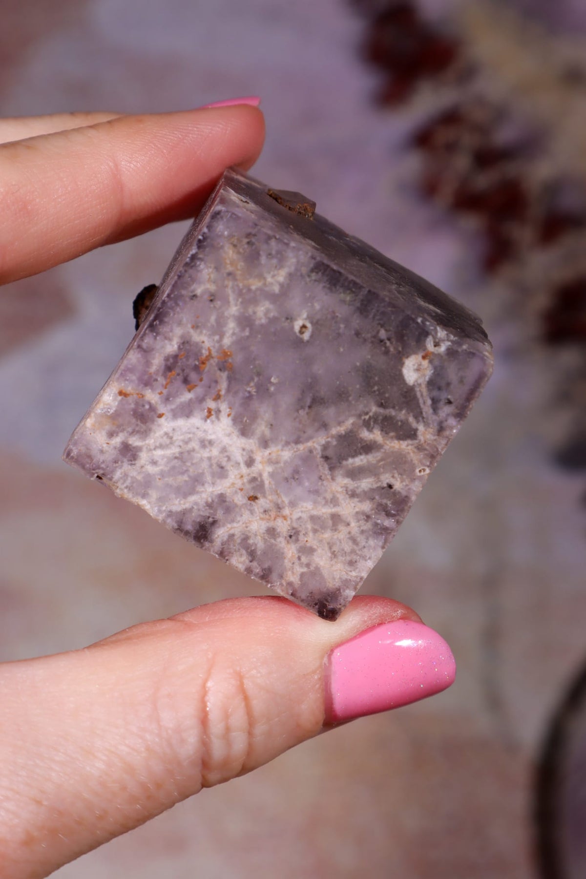 Fluorite from Boltsburn West Mine, Rookhope, Co. Durham Mineral Specimen Tali & Loz Crystals