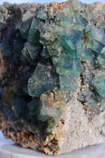 Fluorite in Galena Mineral 2.7KG , Rogerley Mine, UK Minerals Tali & Loz Crystals