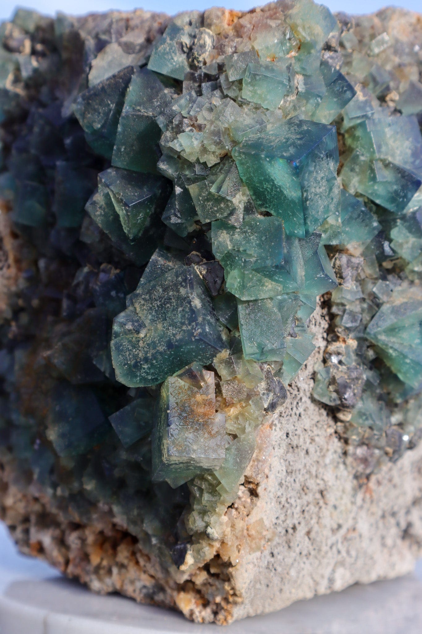 Fluorite in Galena Mineral 2.7KG , Rogerley Mine, UK Minerals Tali & Loz Crystals