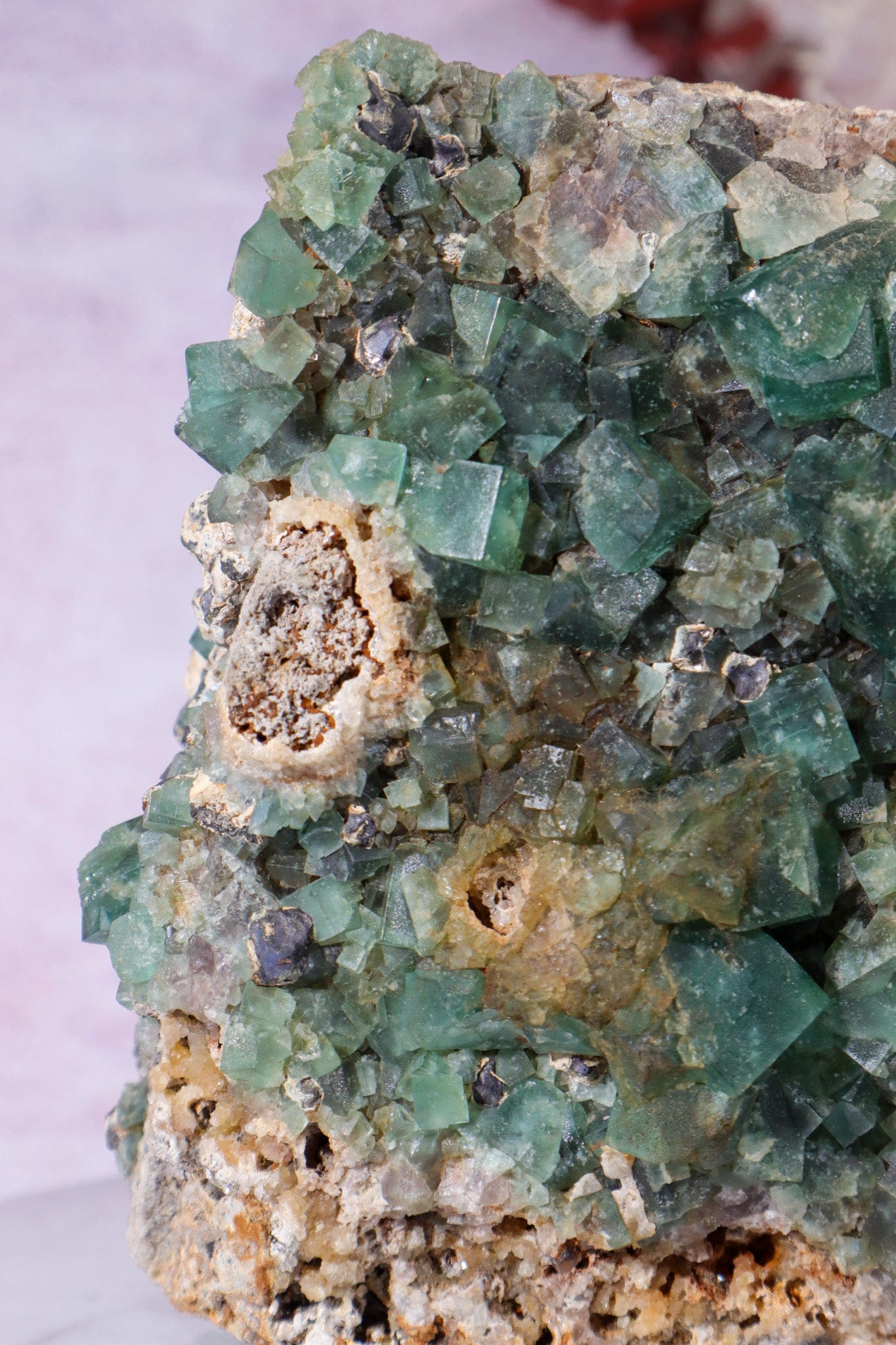 Fluorite in Galena Mineral 2.7KG , Rogerley Mine, UK Minerals Tali & Loz Crystals