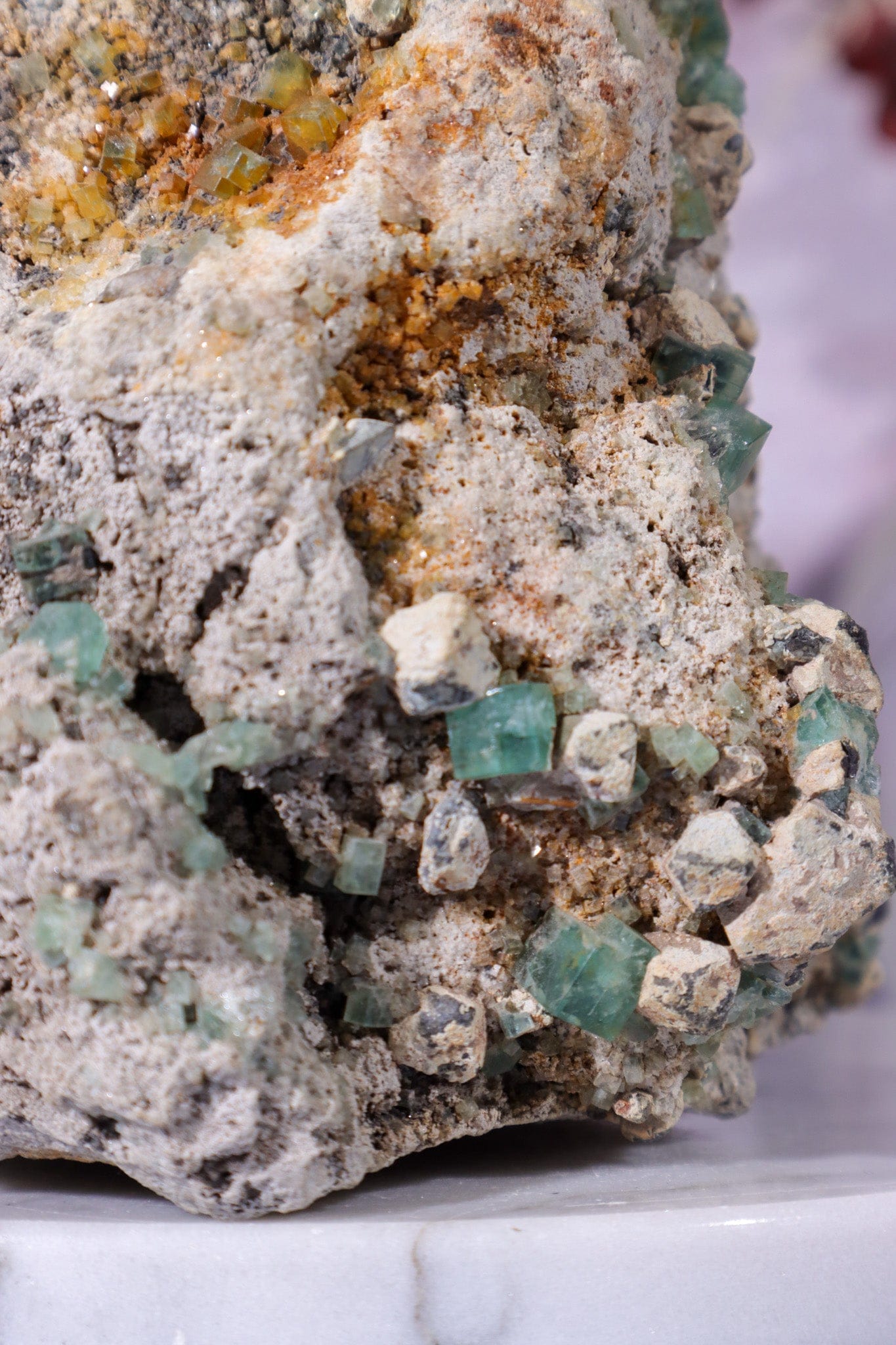 Fluorite in Galena Mineral 2.7KG , Rogerley Mine, UK Minerals Tali & Loz Crystals