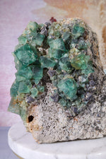 Fluorite in Galena Mineral 2.7KG , Rogerley Mine, UK Minerals Tali & Loz Crystals