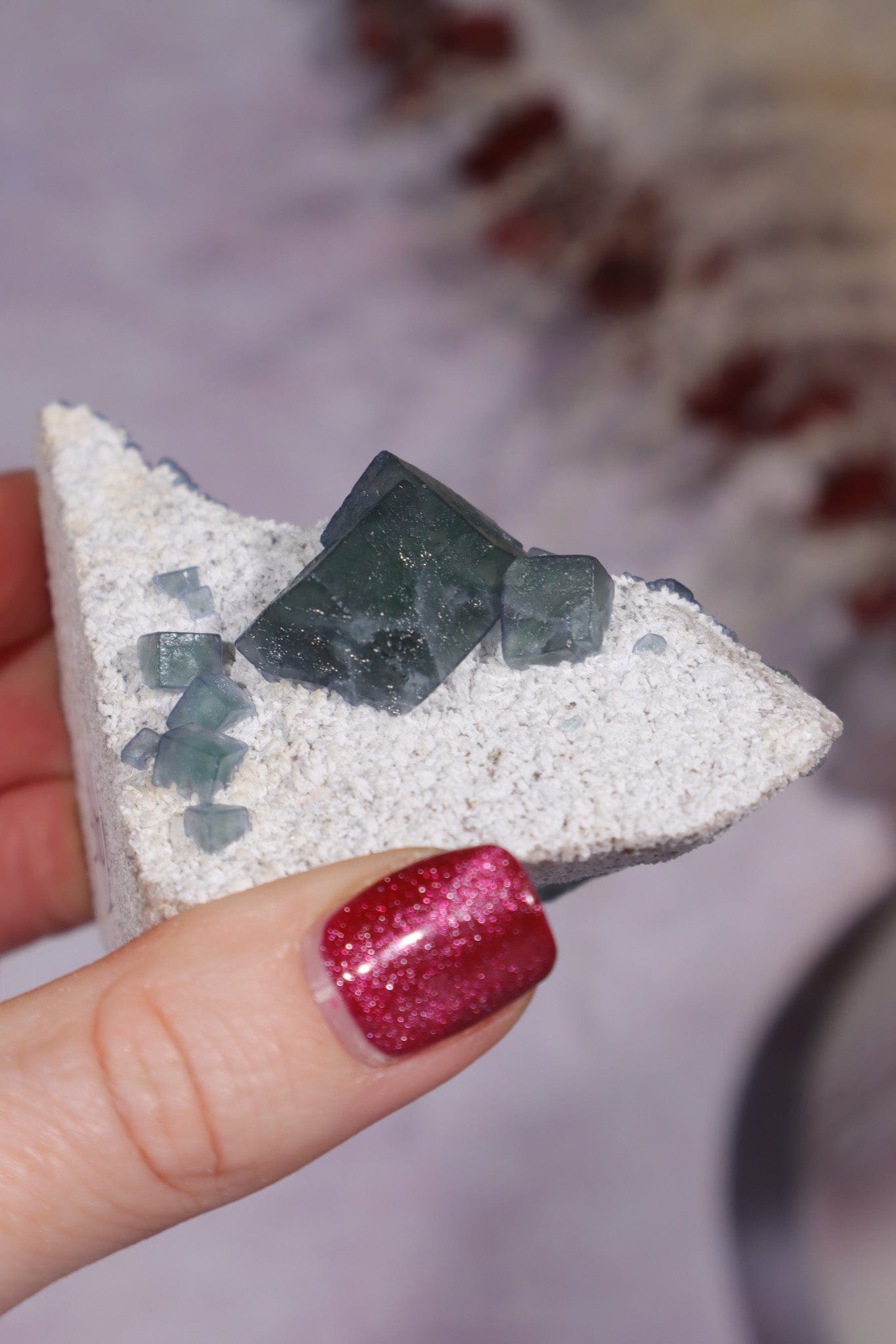 Fluorite Specimen 115gr, Mongolia, China Minerals Tali & Loz Crystals