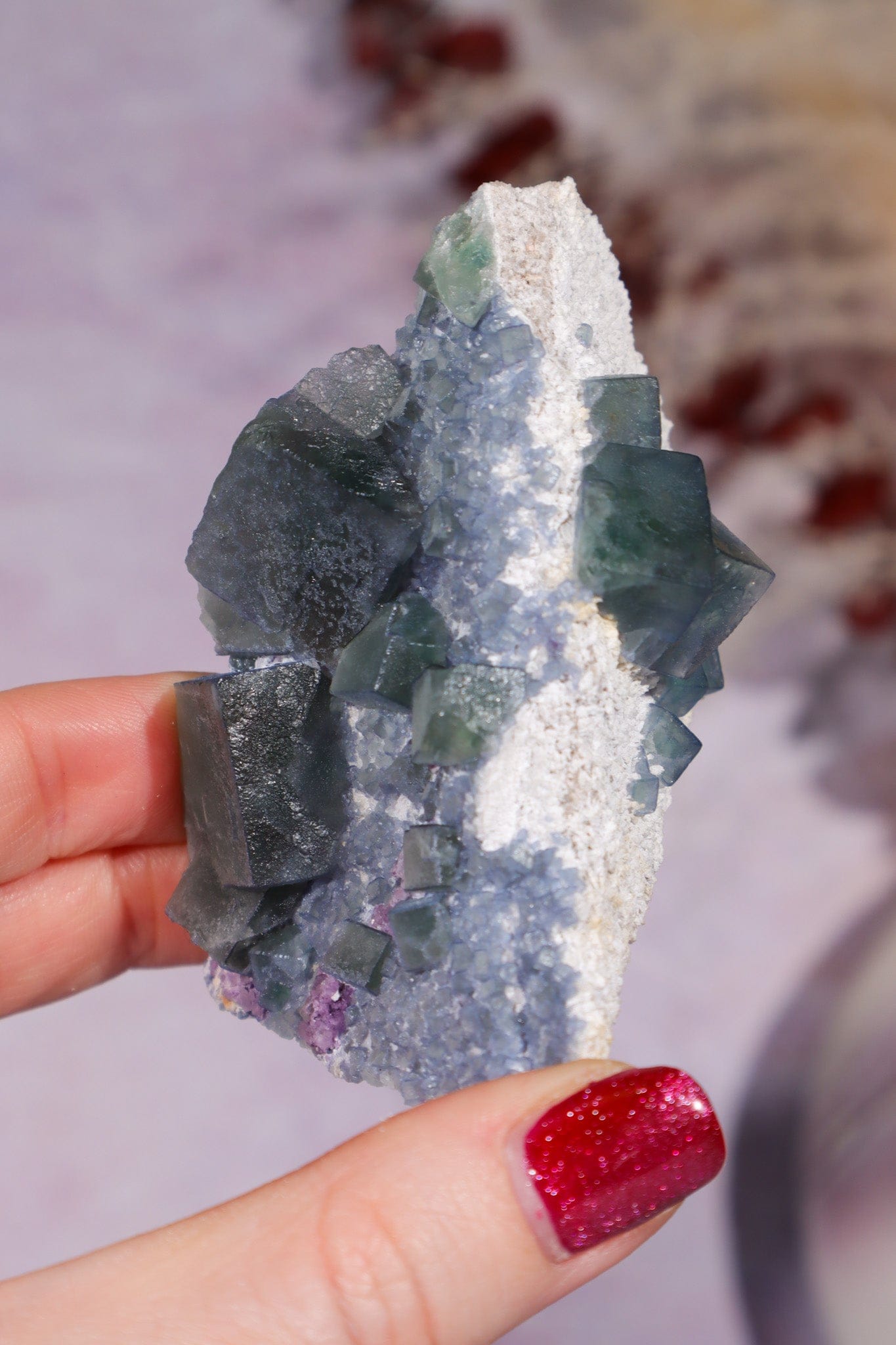 Fluorite Specimen 115gr, Mongolia, China Minerals Tali & Loz Crystals