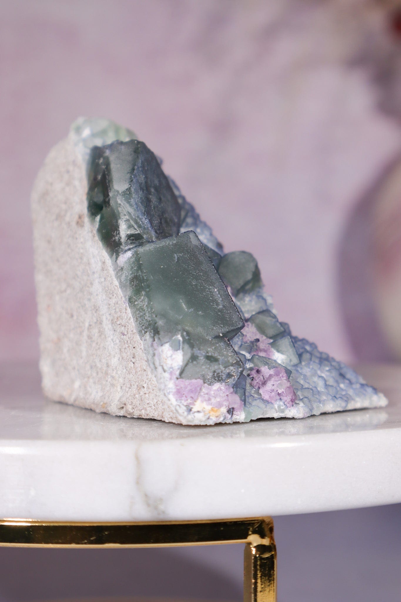 Fluorite Specimen 115gr, Mongolia, China Minerals Tali & Loz Crystals