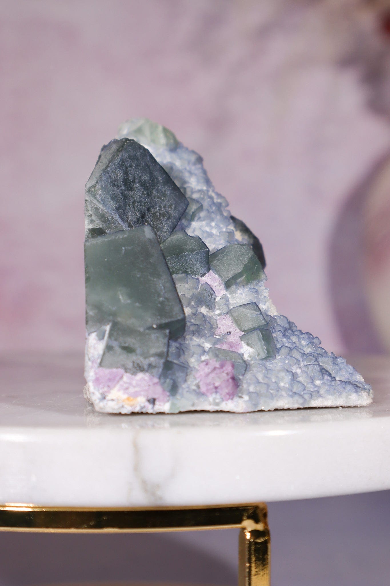 Fluorite Specimen 115gr, Mongolia, China Minerals Tali & Loz Crystals