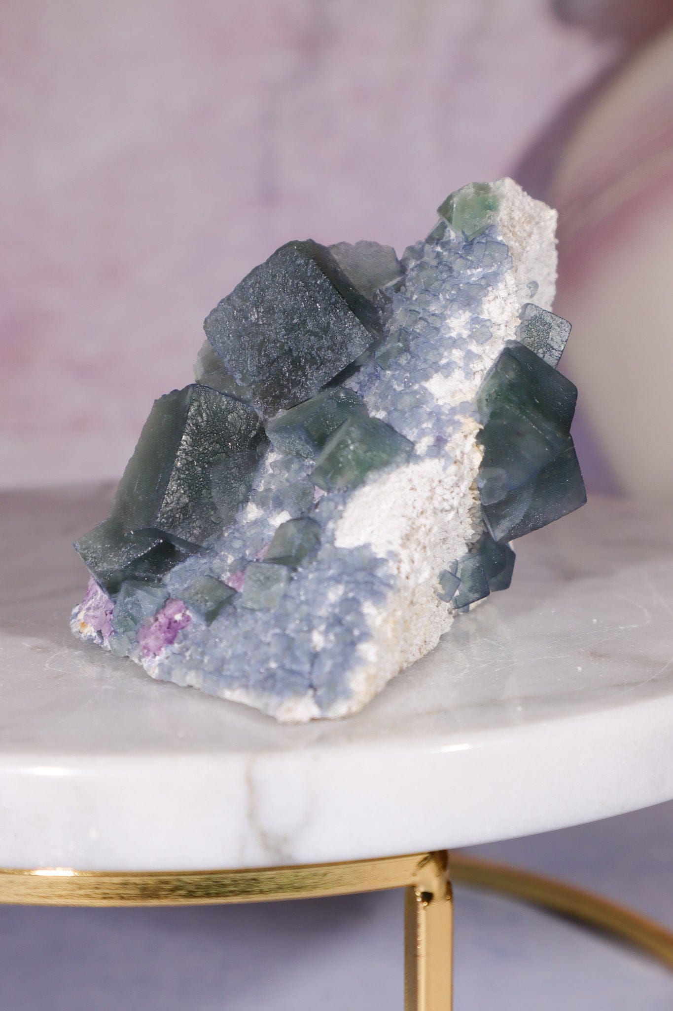 Fluorite Specimen 115gr, Mongolia, China Minerals Tali & Loz Crystals