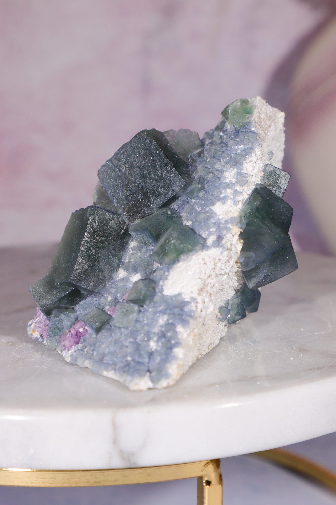 Fluorite Specimen 115gr, Mongolia, China Minerals Tali & Loz Crystals