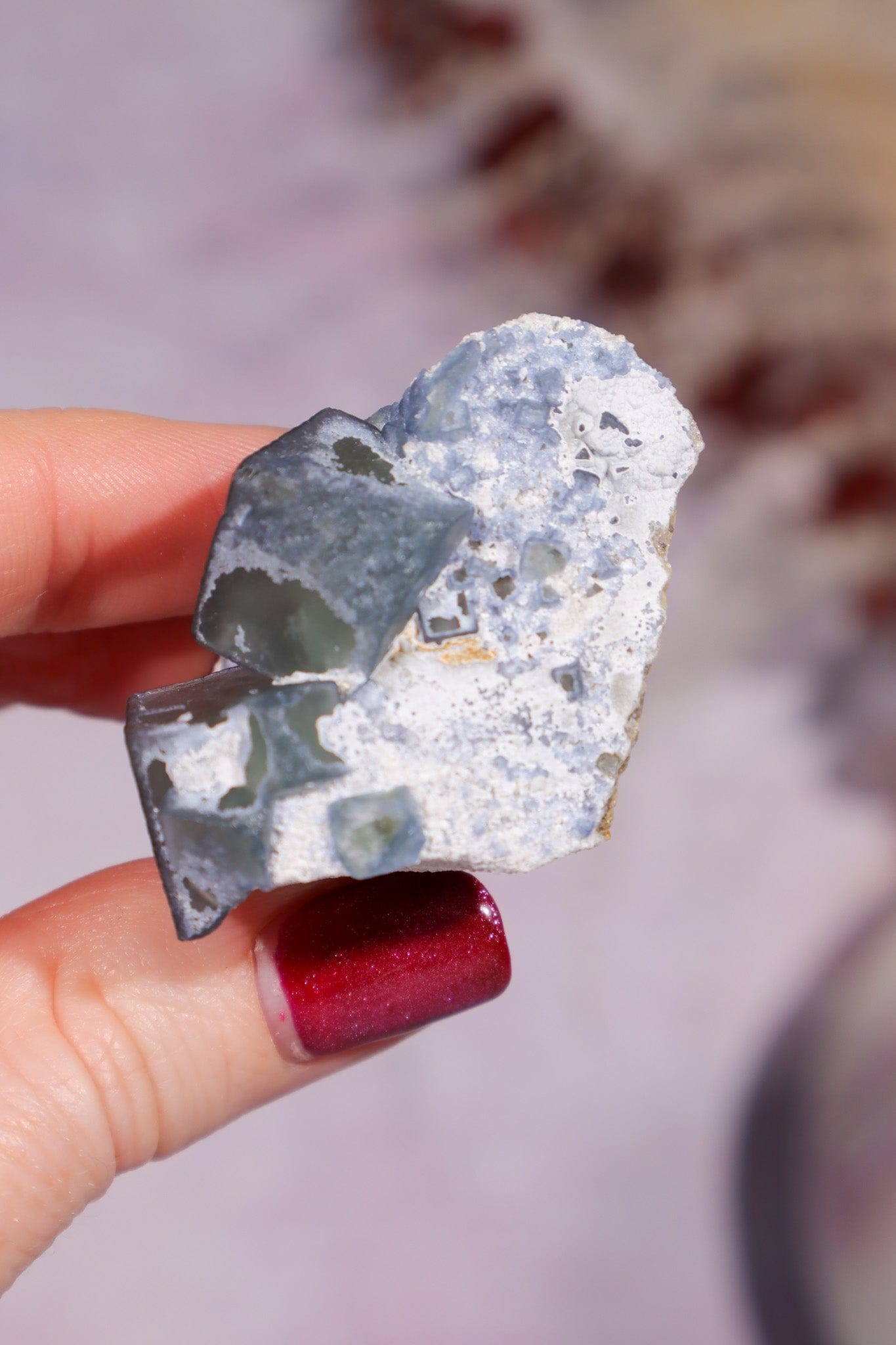 Fluorite Specimen 35gr, Mongolia, China Minerals Tali & Loz Crystals