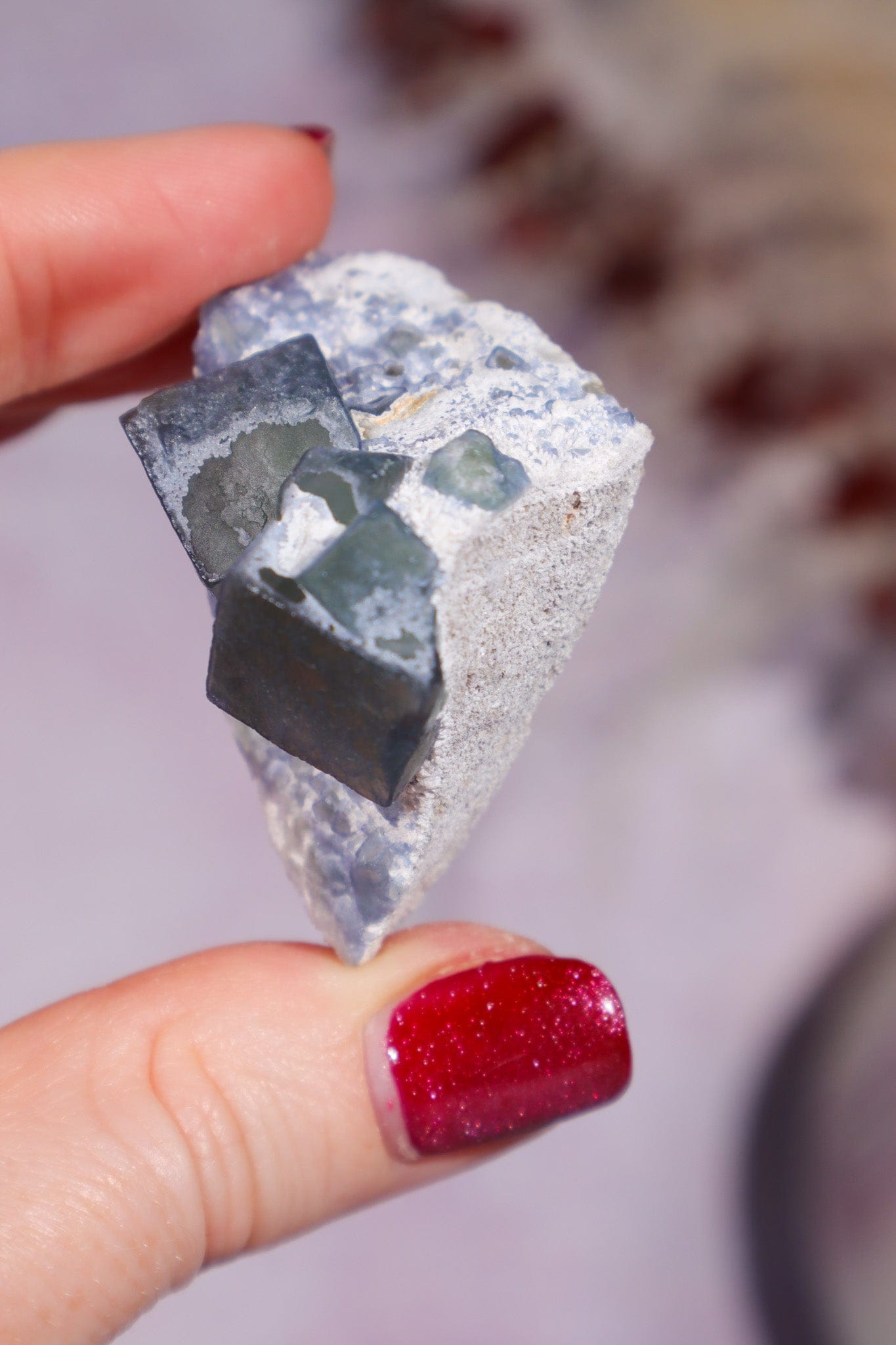 Fluorite Specimen 35gr, Mongolia, China Minerals Tali & Loz Crystals