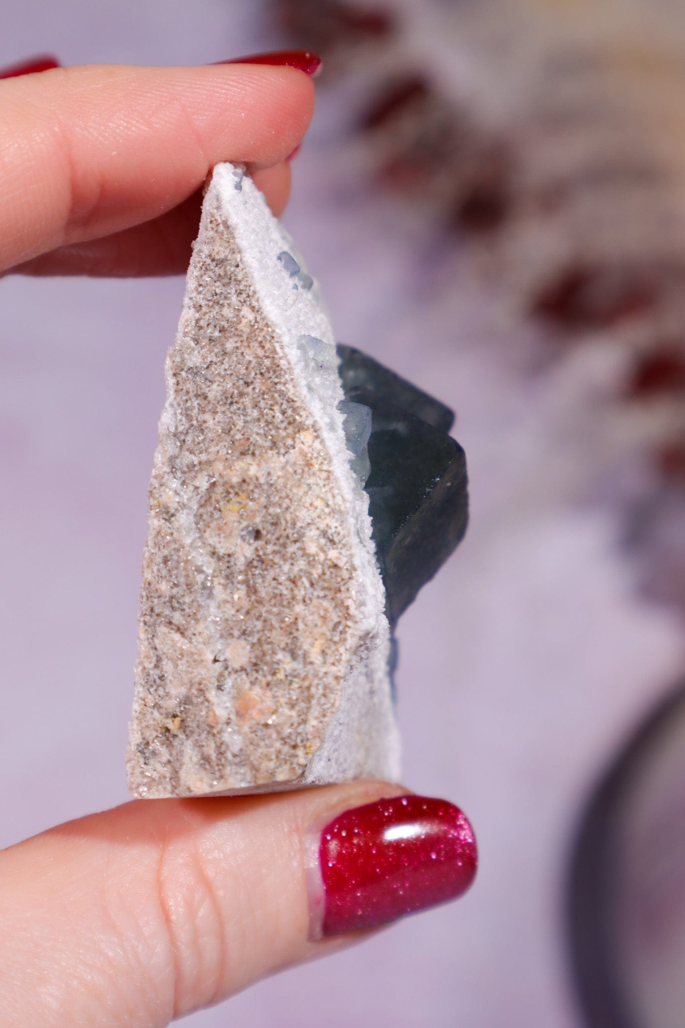 Fluorite Specimen 61gr, Mongolia, China Minerals Tali & Loz Crystals