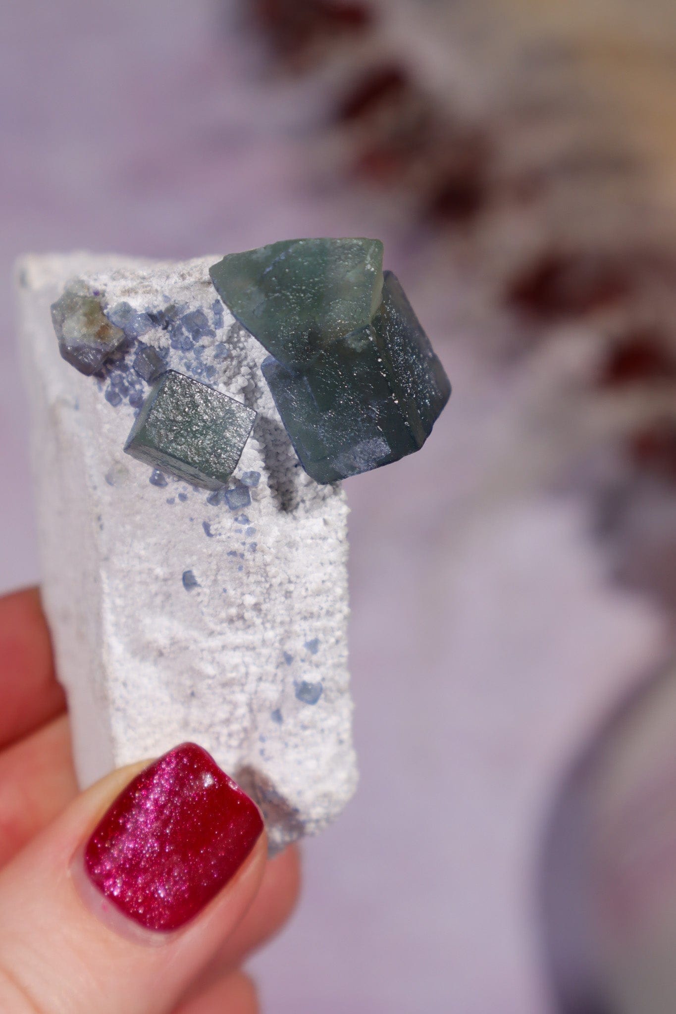 Fluorite Specimen 87gr, Mongolia, China Minerals Tali & Loz Crystals