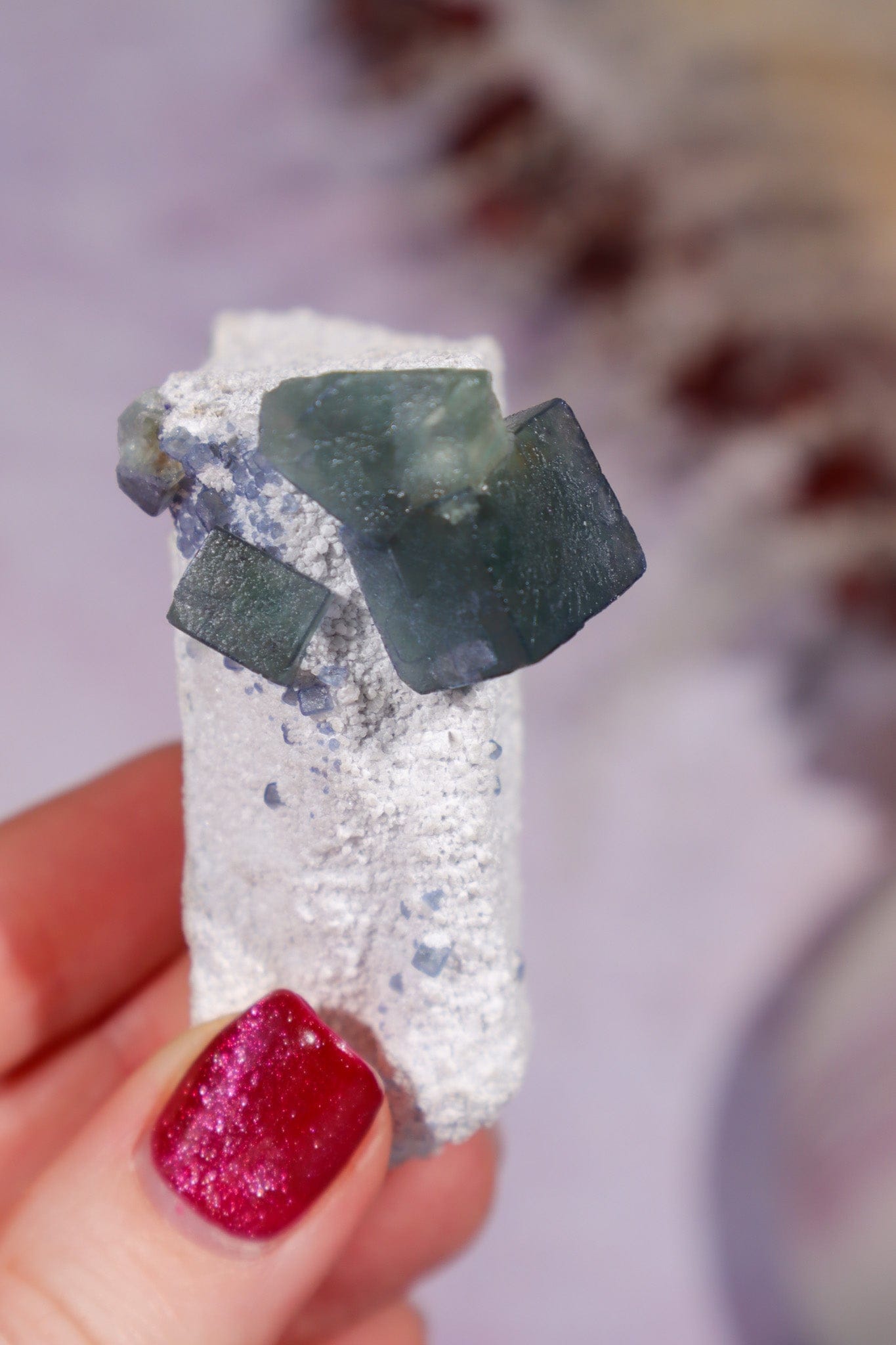 Fluorite Specimen 87gr, Mongolia, China Minerals Tali & Loz Crystals