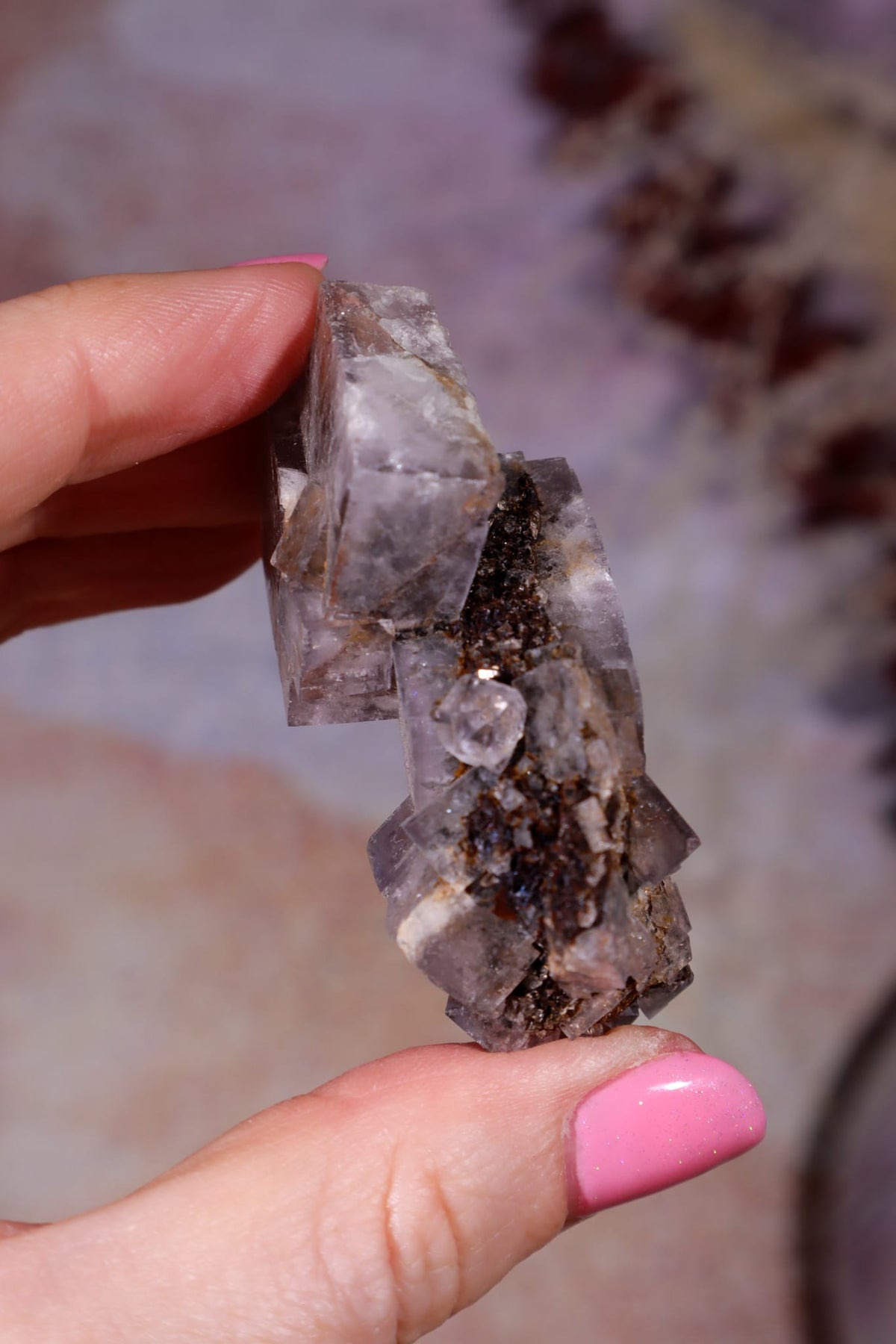 Fluorite Specimen from Boltsburn West Mine, Rookhope Mineral Specimen Tali & Loz Crystals