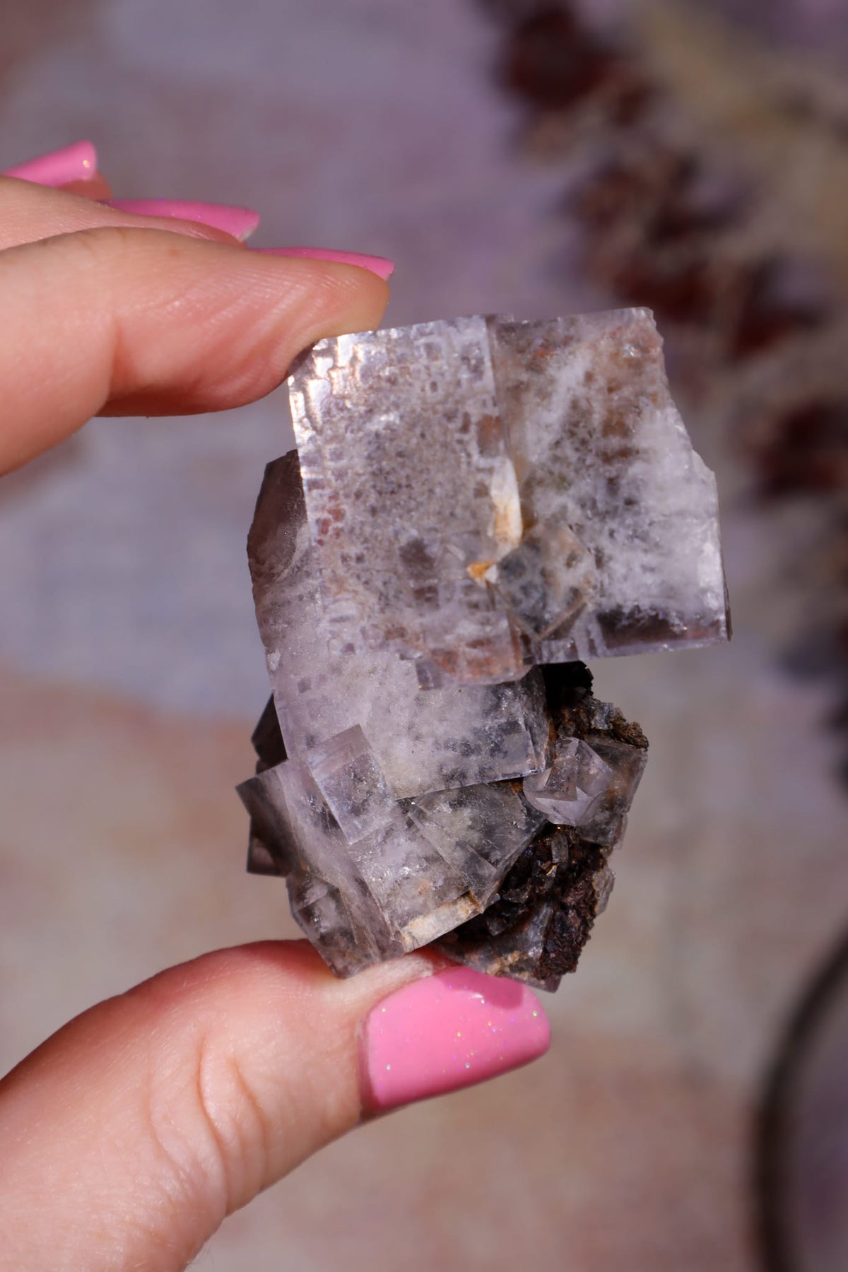 Fluorite Specimen from Boltsburn West Mine, Rookhope Mineral Specimen Tali & Loz Crystals