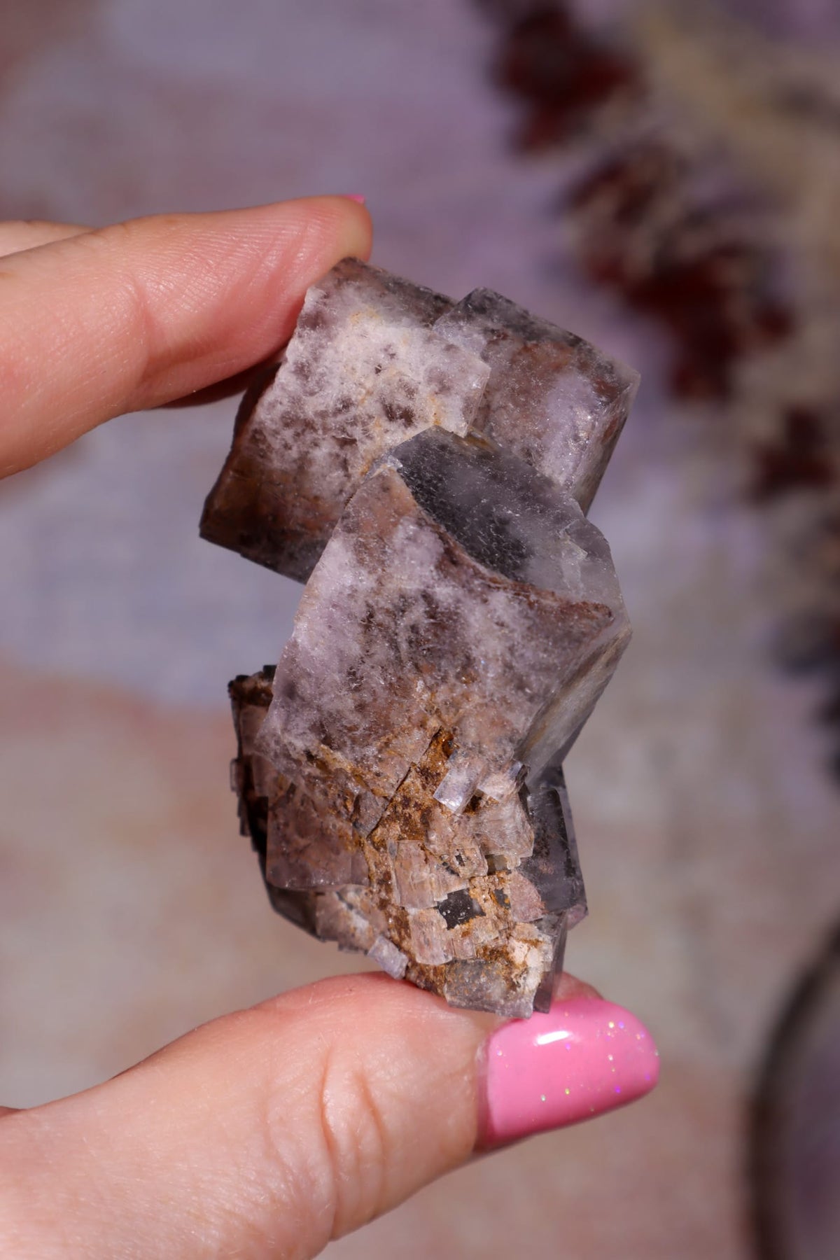 Fluorite Specimen from Boltsburn West Mine, Rookhope Mineral Specimen Tali & Loz Crystals