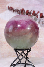Fluorite Sphere 7.6cm , Sold As Seen Spheres Tali & Loz Crystals