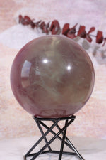 Fluorite Sphere 7.6cm , Sold As Seen Spheres Tali & Loz Crystals